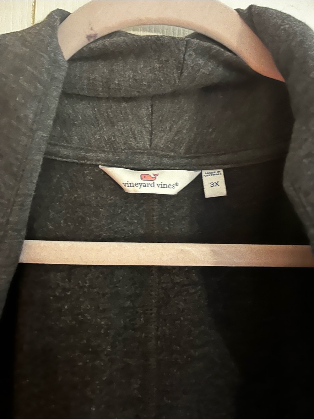 Vineyard Vines gray cardigan- 3X